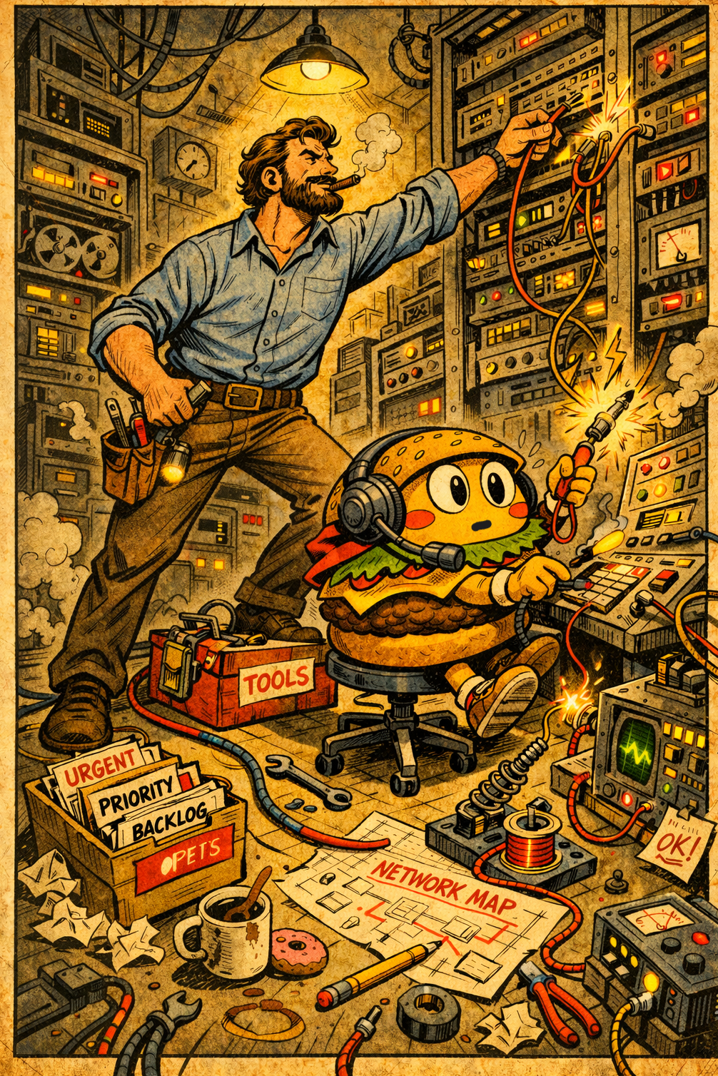 Helpdesker HQ promo art seven